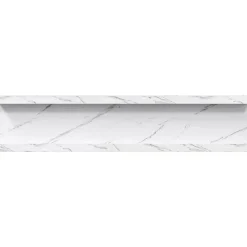 vidaXL Estante de pared con estante 2 pcs Mármol 40 x 9 x 3 cm Mármol Discount