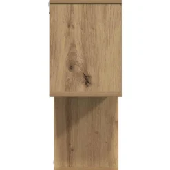 vidaXL Estante de pared con estante Marrón Madera de ingeniería Roble artisan Best