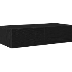 vidaXL Estanterías-Estante de pared con cajones de madera contrachapada