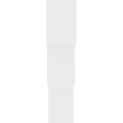 vidaXL Estante de pared de cubo de madera contrachapada 68x15x68 cm Blanco Hot