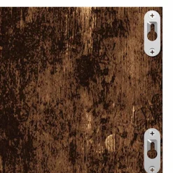 vidaXL Estante de pared de CD madera ingeniería envejecida 75x18x18 cm Madera antigua New