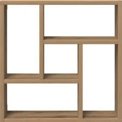 vidaXL Estanterías-Estante de pared madera ingeniería 45x16x45 cm