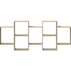 vidaXL Estanterías-Estante de pared madera ingeniería 159x18x65 cm