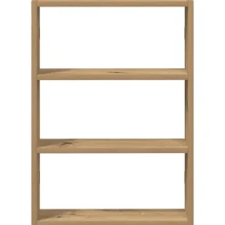 vidaXL Estante de pared madera ingeniería 43x9x60 cm Roble artisan Outlet