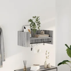 vidaXL Estanterías-Estante de pared madera ingeniería 70,5x35x30,5 cm