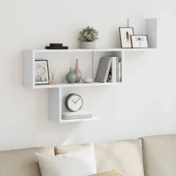 vidaXL Estanterías-Estante de pared madera de ingeniería 100x15x70 cm