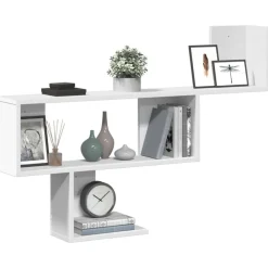 vidaXL Estanterías-Estante de pared madera de ingeniería 100x15x70 cm