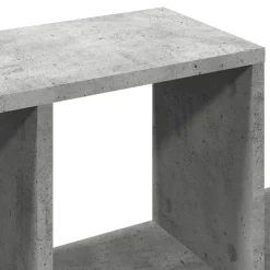 vidaXL Estanterías-Estante de pared madera ingeniería gris hormigón 100x20x53 cm