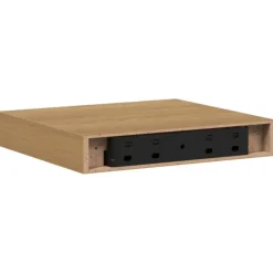 vidaXL Estante de pared Marrón 23 x 23,5 x 4 cm Madera de ingeniería Marr&oacute;n Outlet