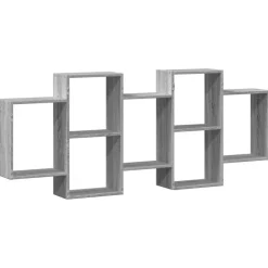 vidaXL Estanterías-Estante de pared madera ingeniería 159x18x65 cm
