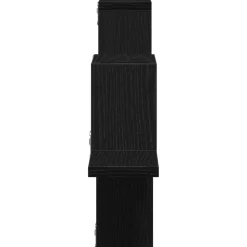 vidaXL Estante de pared 104.5 x 43 x 10 cm Roble negro Clearance