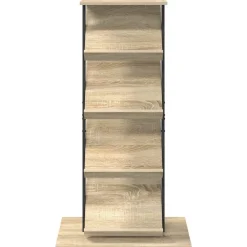 vidaXL Armarios Y Almacenamiento-Estante de revistas con estante Roble Sonoma 68 x 40 x 123.5 cm