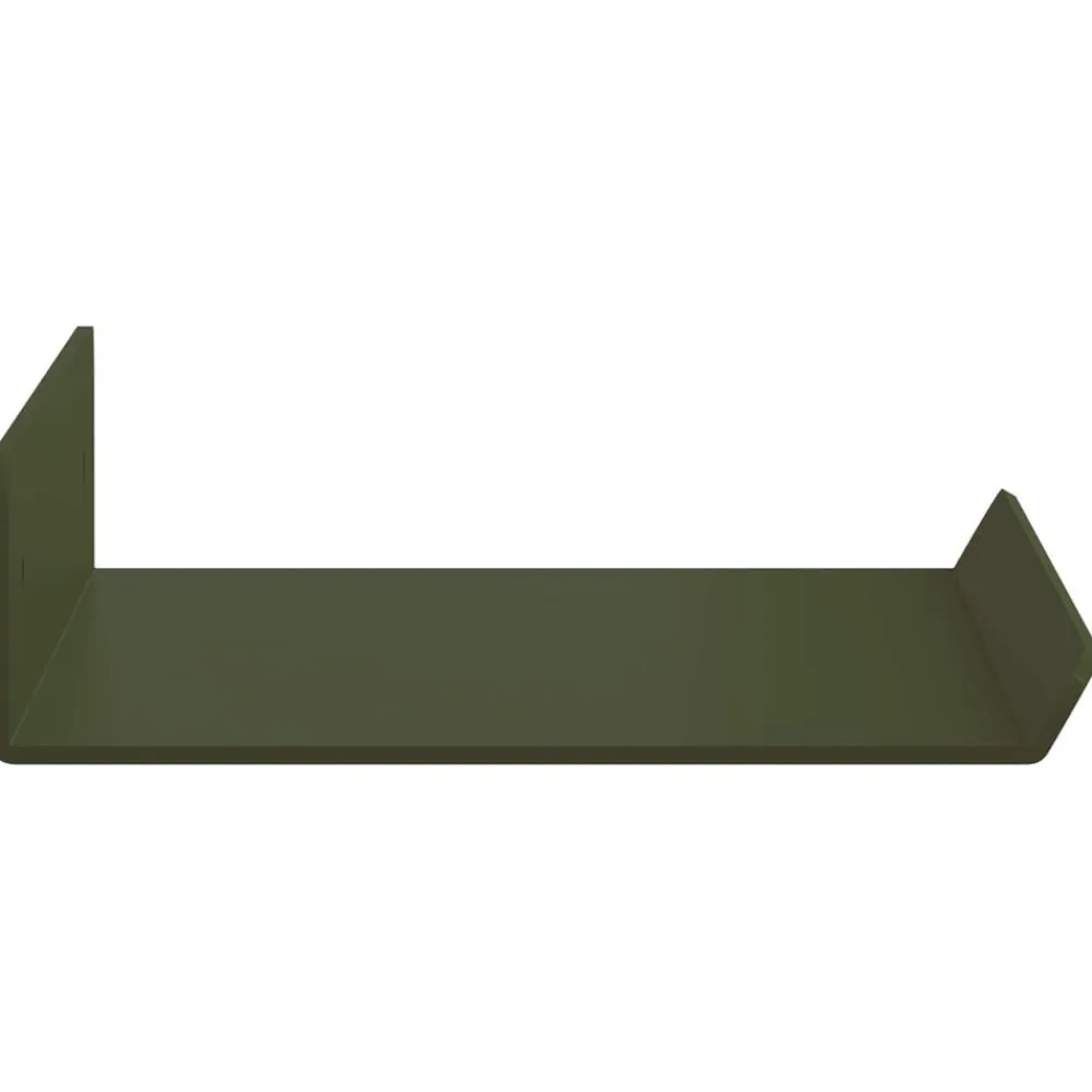 vidaXL Estanterías-Estante flotante 3 pcs 40 x 9 x 2,5 cm Acero