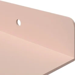 vidaXL Estante flotante 3 pcs 40 x 9 x 2,5 cm Acero Rosa Best