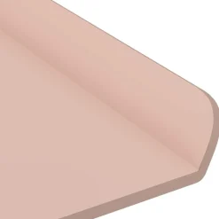 vidaXL Estante flotante 3 pcs 40 x 9 x 2,5 cm Acero Rosa Best