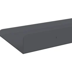 vidaXL Estanterías-Estante flotante 3 pcs 40 x 9 x 2,5 cm Acero
