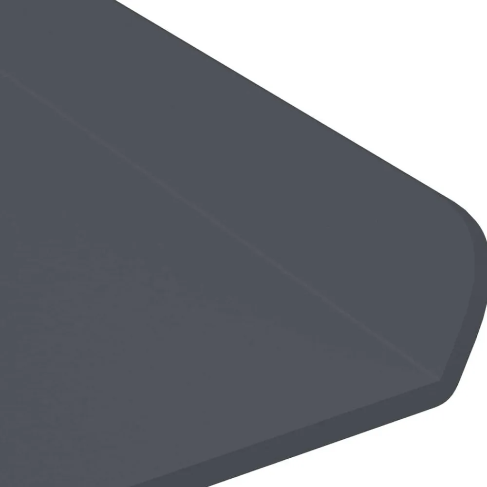 vidaXL Estanterías-Estante flotante 3 pcs 40 x 9 x 2,5 cm Acero