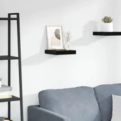 vidaXL Estanterías-Estante flotante de pared MDF 23x23,5x3,8 cm