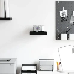 vidaXL Estanterías-Estante flotante de pared MDF 23x23,5x3,8 cm