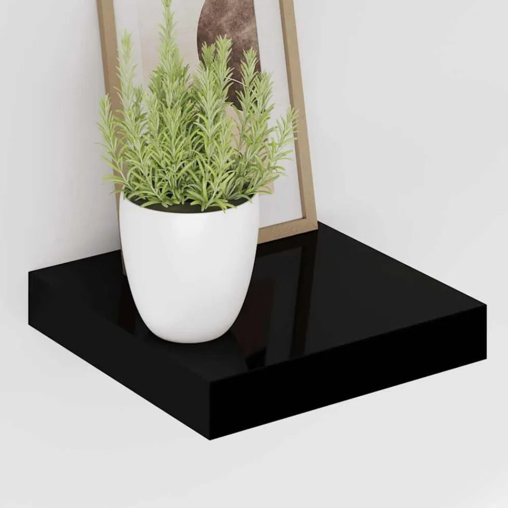 vidaXL Estanterías-Estante flotante de pared MDF 23x23,5x3,8 cm