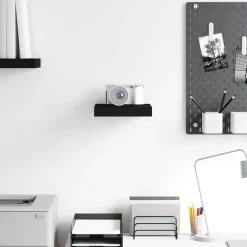 vidaXL Estanterías-Estante flotante de pared MDF 23x23,5x3,8 cm