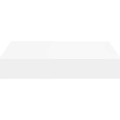 vidaXL Estante flotante de pared MDF 23x23,5x3,8 cm Blanco Discount