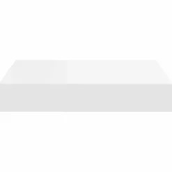 vidaXL Estante flotante de pared MDF 23x23,5x3,8 cm Blanco Discount