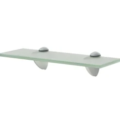 vidaXL Estante flotante de cristal 30x10 cm 8 mm Blanco Online