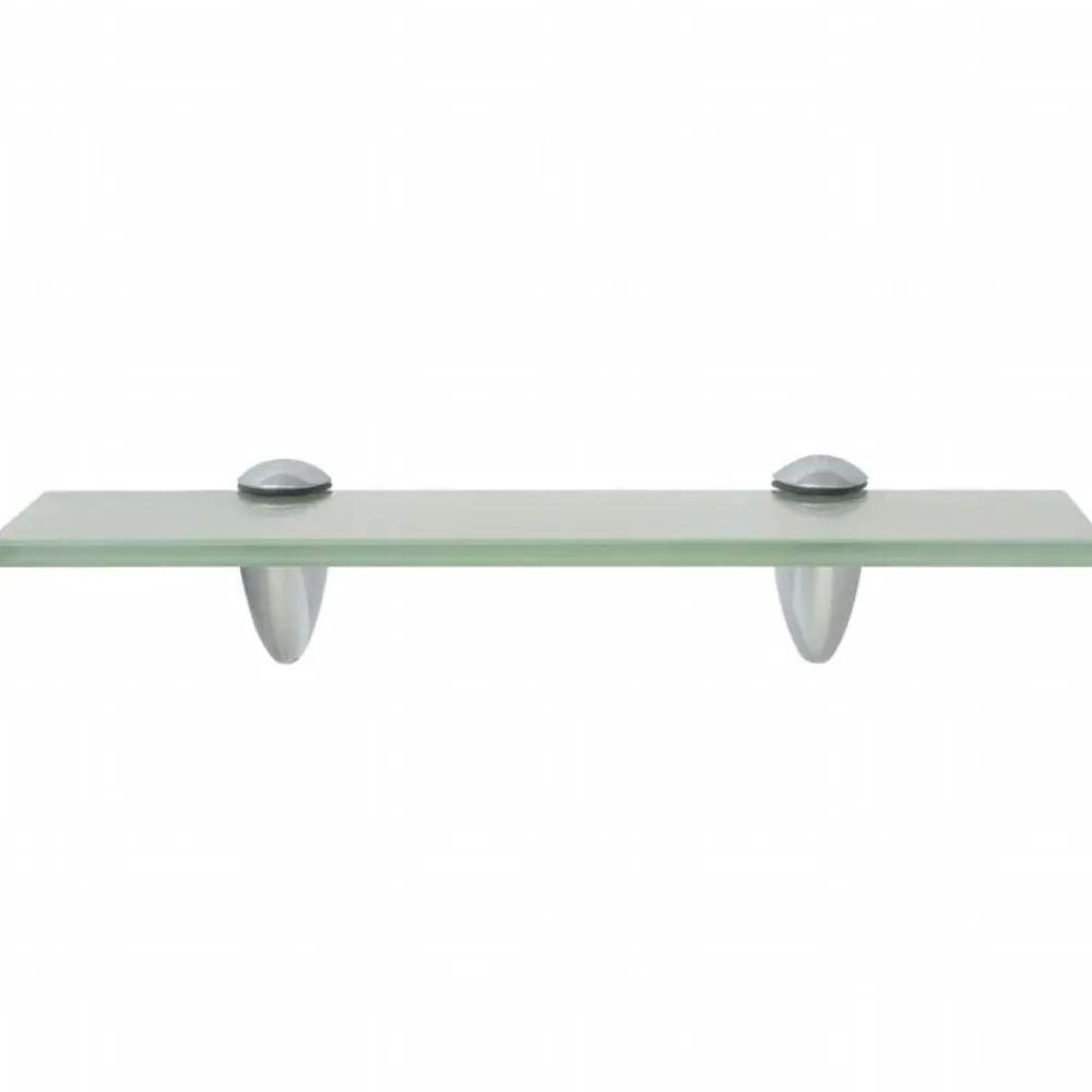 vidaXL Estante flotante de cristal 30x10 cm 8 mm Blanco Online