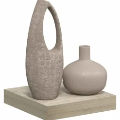 vidaXL Estanterías-Estante flotante de pared MDF color 23x23,5x3,8 cm