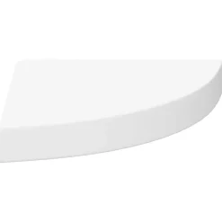 vidaXL Estante flotante de esquina MDF 25x25x3,8 cm Blanco Hot