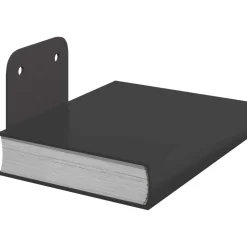 vidaXL Estante Flotante Invisible 4 pcs 6 x 11 x 6,5 cm Negro