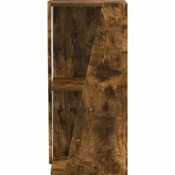 vidaXL Estante lateral 33 x 32 x 70,5 cm Roble ahumado Best