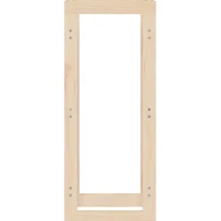 vidaXL Estante para leña madera maciza de pino 41x25x100 cm Natural Clearance