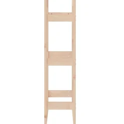 vidaXL Estante para leña madera maciza de pino 41x25x100 cm Natural Clearance