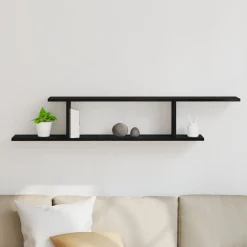 vidaXL Estanterías-Estante para TV de pared 125 x 18 x 23 cm