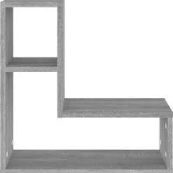 vidaXL Estanterías-Estante pared 2 uds madera contrachapada 50x15x50cm
