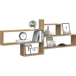 vidaXL Estante pared madera ingeniería artisian 167,5x18x68 cm Roble Sale