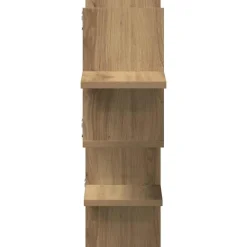 vidaXL Estanterías-Estante pared madera ingeniería artisan 124,5x18x60,5 cm