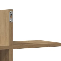 vidaXL Estanterías-Estante pared madera ingeniería artisan 124,5x18x60,5 cm