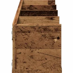 vidaXL Estante pared para CD madera ingeniería envejecida 100x18x18 cm Madera antigua Best