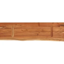 vidaXL Accesorios Para Mesas-Estante pared rectangular madera acacia borde vivo 40x20x2,5 cm