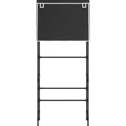 vidaXL Accesorios Para El Baño-Estantería 2 niveles lavadora hierro 71x29,5x170,5cm