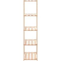 vidaXL Almacenamiento Industrial-Estantería 5 niveles 2 unidades madera pino maciza 250 kg