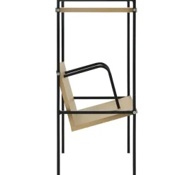 vidaXL Estanterías-Estantería 2 niveles madera ingeniería negro roble 52x28x59 cm