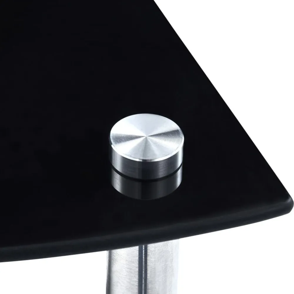 vidaXL Estanterías-Estantería 5 niveles cristal templado 30x30x130 cm