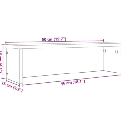 vidaXL Cocina Y Comedor-Estantería cocina apilable madera ingeniería gris hormigón