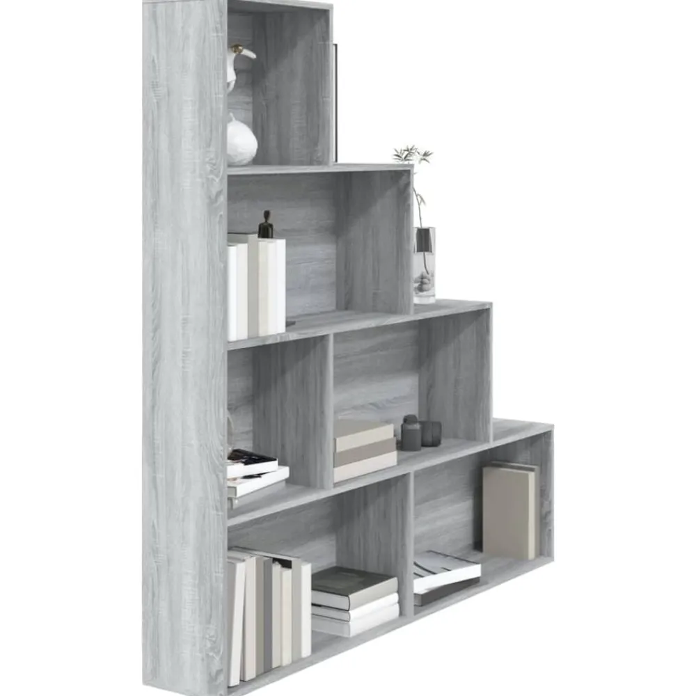 vidaXL Estantería color 155x24x160 cm Gris sonoma Clearance