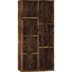 vidaXL Estantería color 50x25x106 cm Roble ahumado Outlet