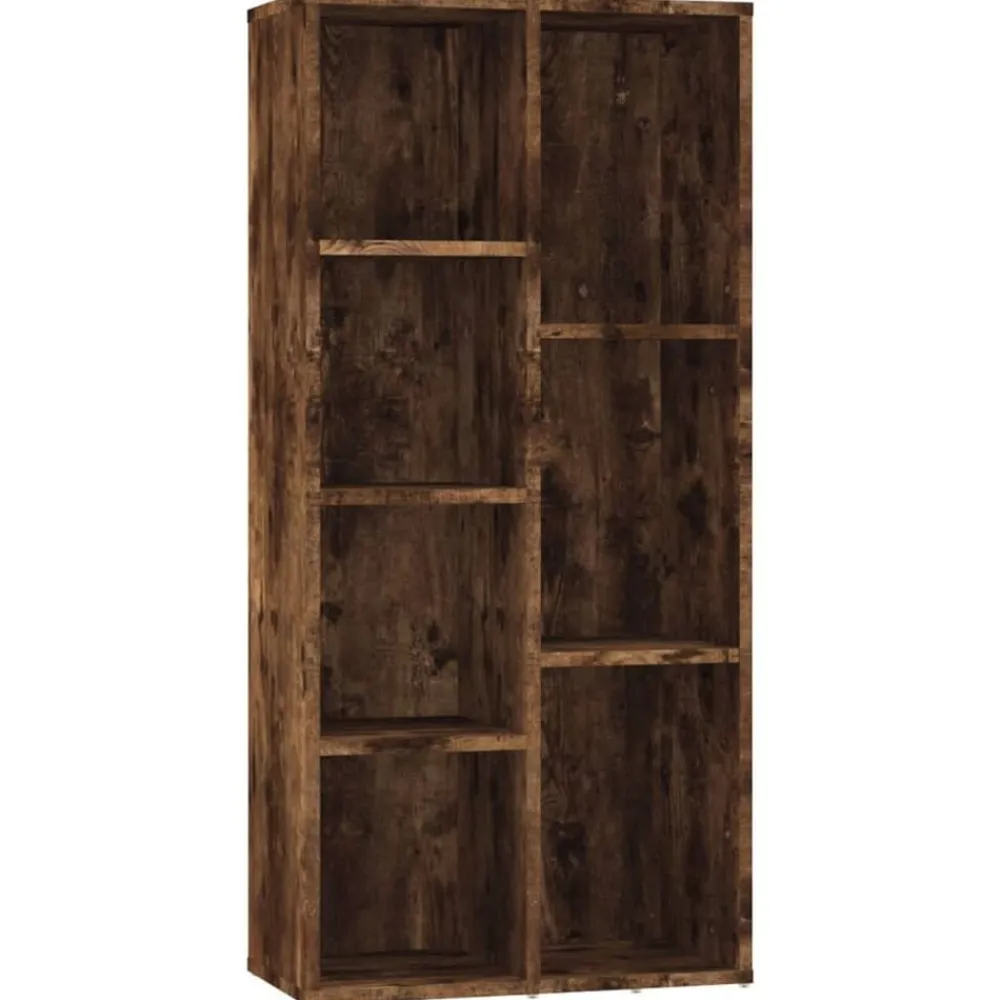 vidaXL Estantería color 50x25x106 cm Roble ahumado Outlet